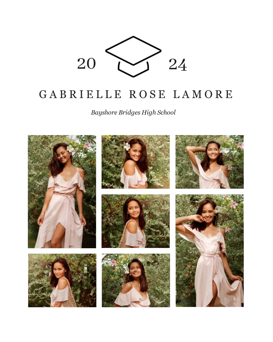 Senior Grad Collage - Rosecap Canvas