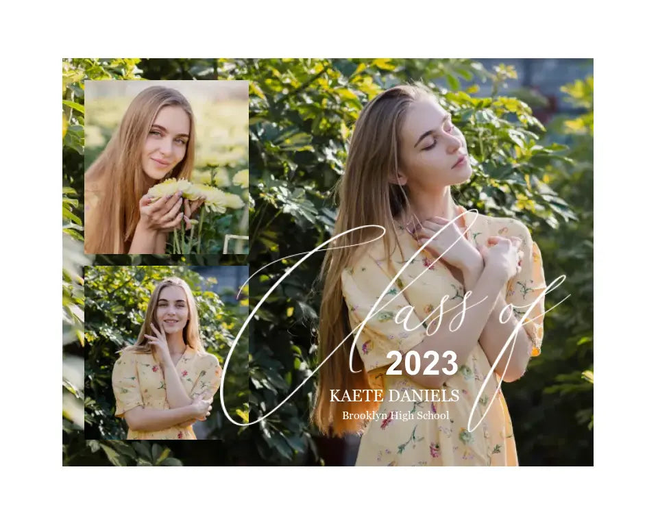 Senior Grad Collage - Klay Canvas