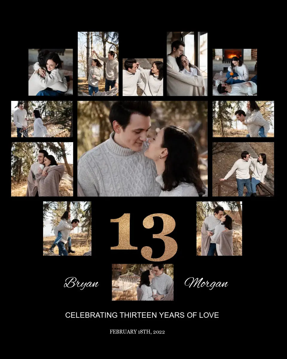 Anniversary Collage Creator Kit Canvas