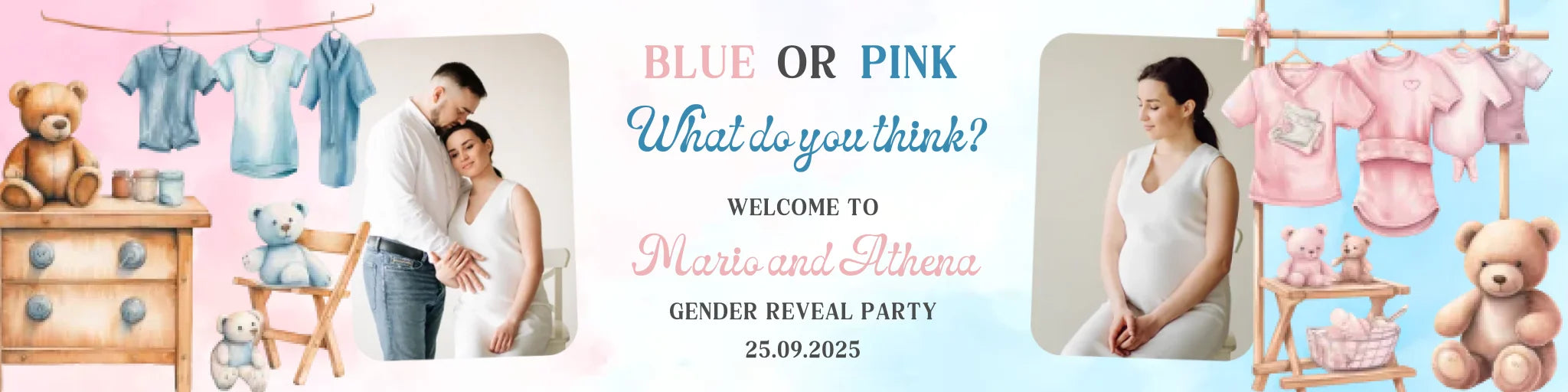 Party Banner Mockup