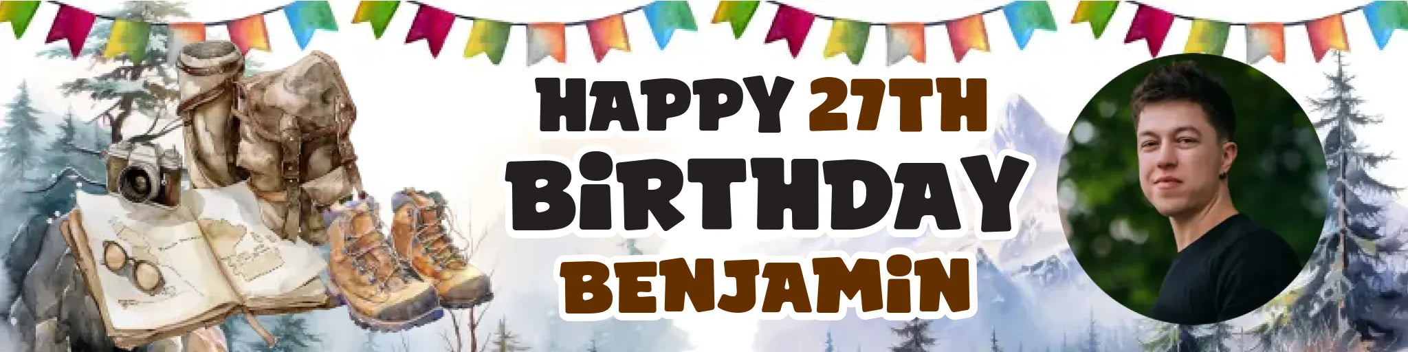 Party Banner Mockup