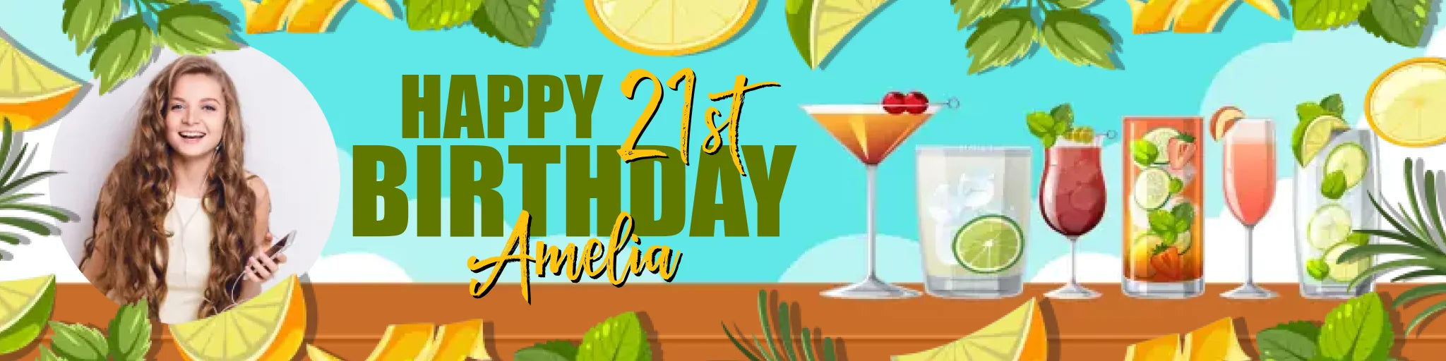 Party Banner Mockup