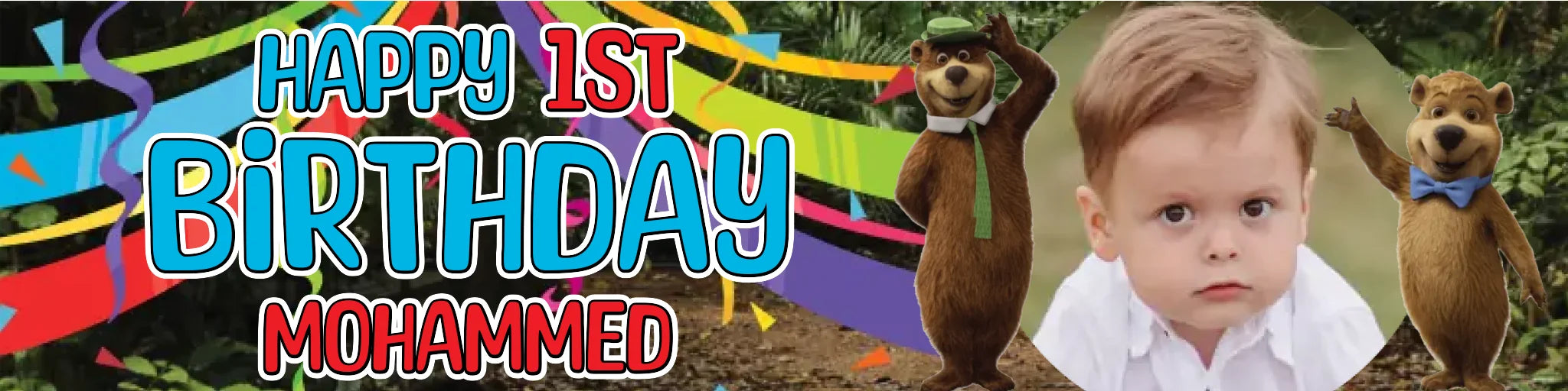 Party Banner Mockup