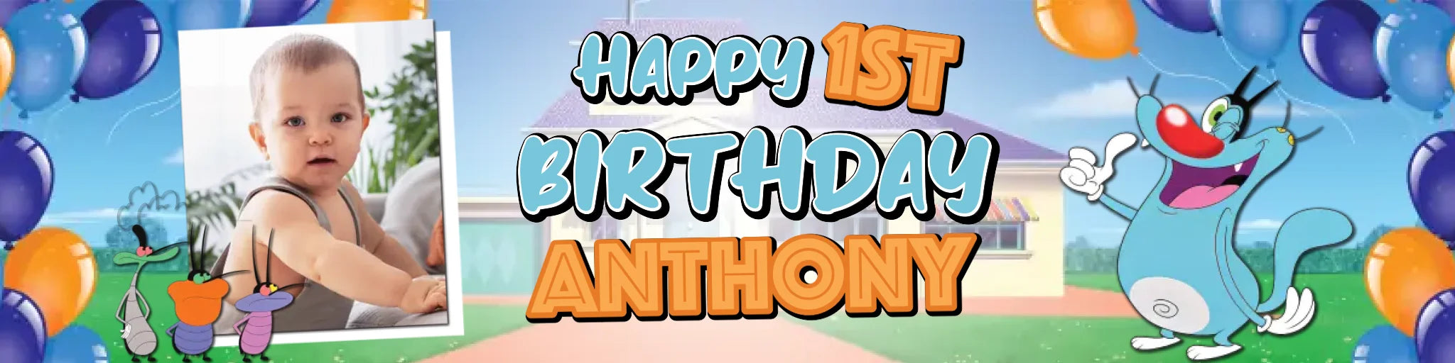 Party Banner Mockup