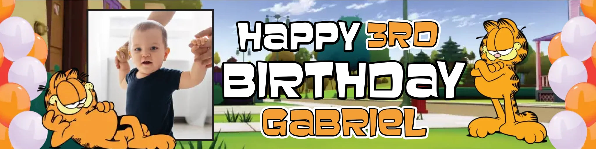 Party Banner Mockup