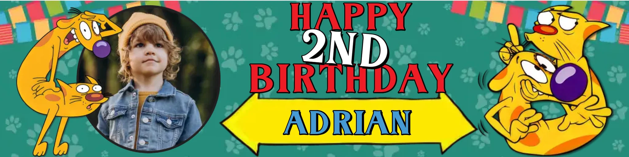 Party Banner Mockup
