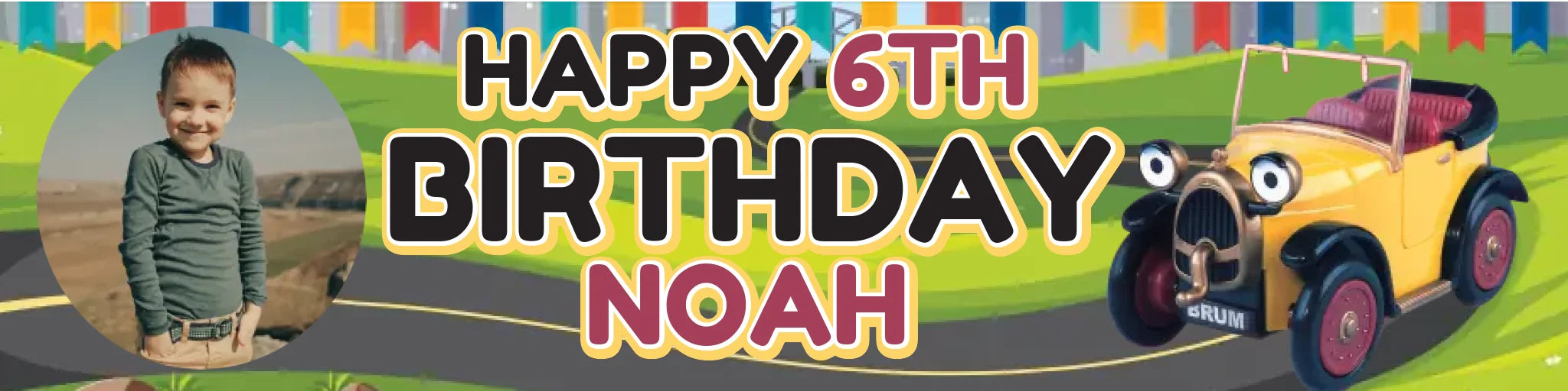 Party Banner Mockup