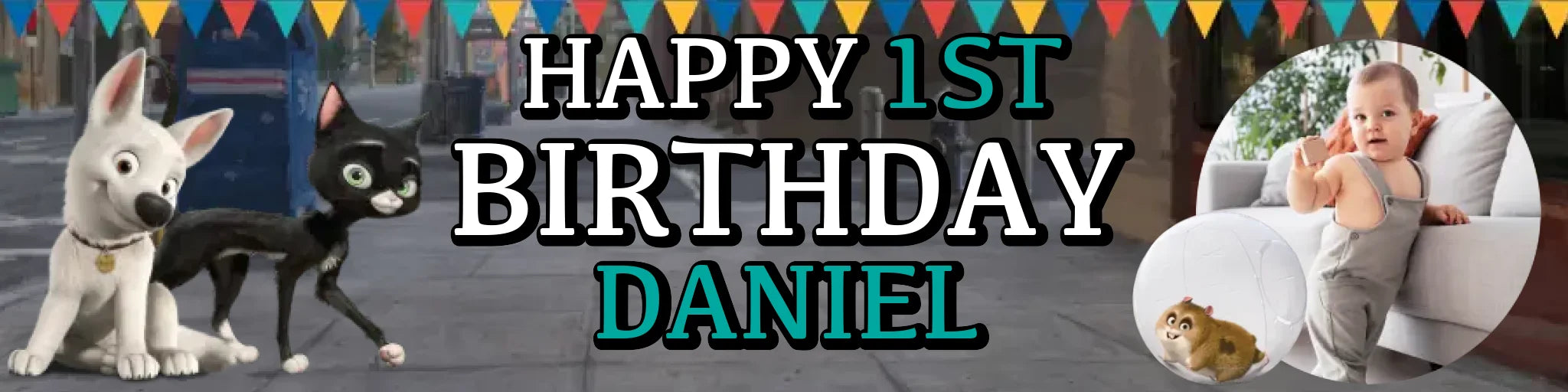 Party Banner Mockup
