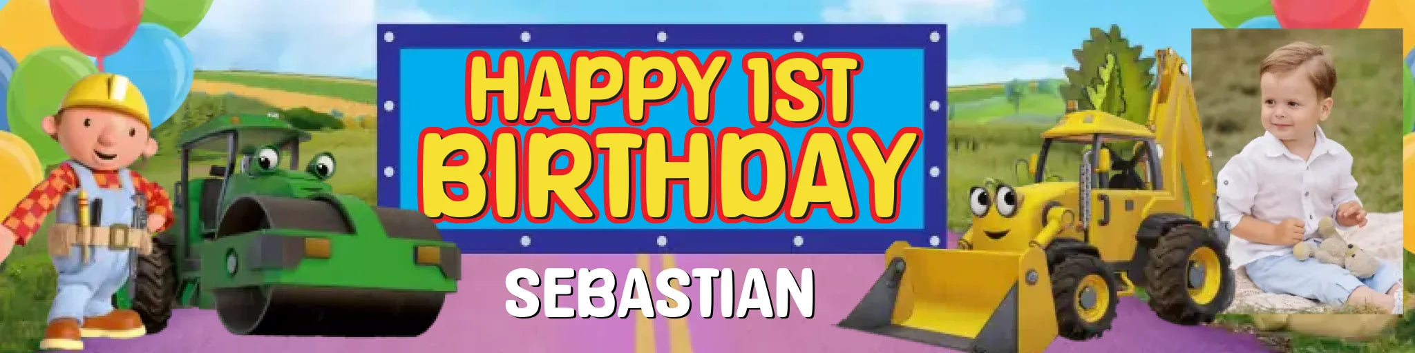 Party Banner Mockup