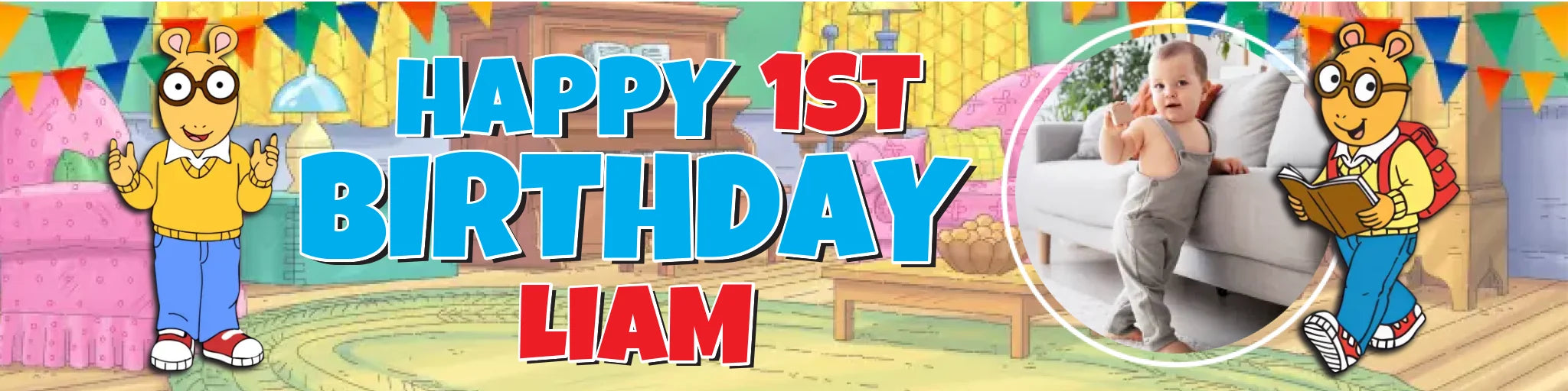 Party Banner Mockup