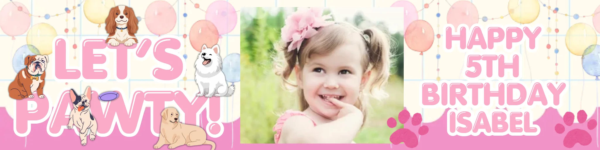 Party Banner Mockup