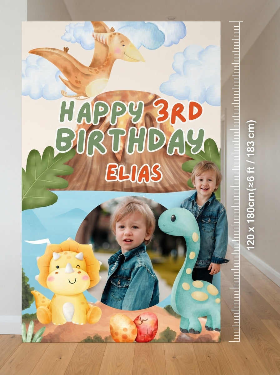 Dino Island Birthday Party Mega Card
