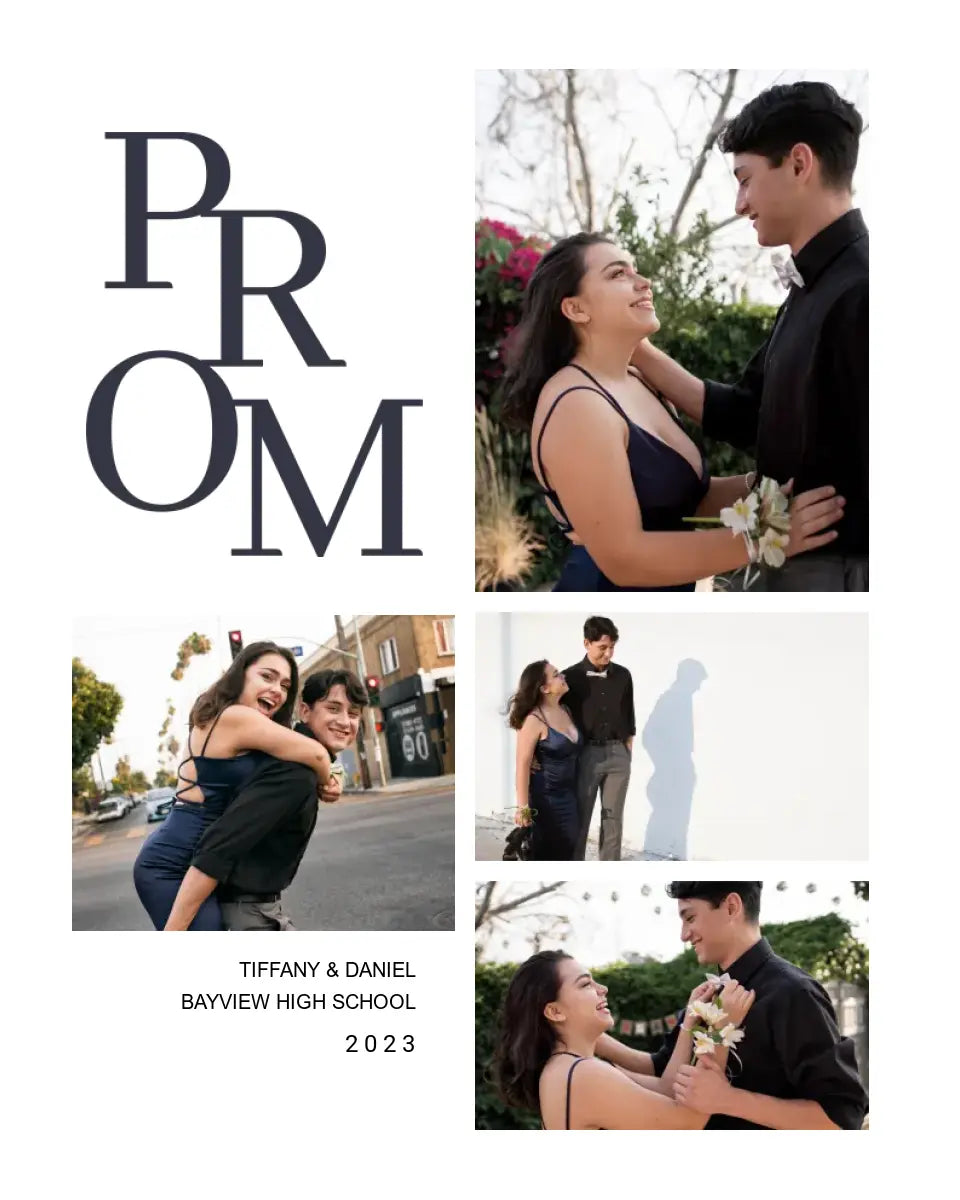 Prom Collage - Charmed Canvas