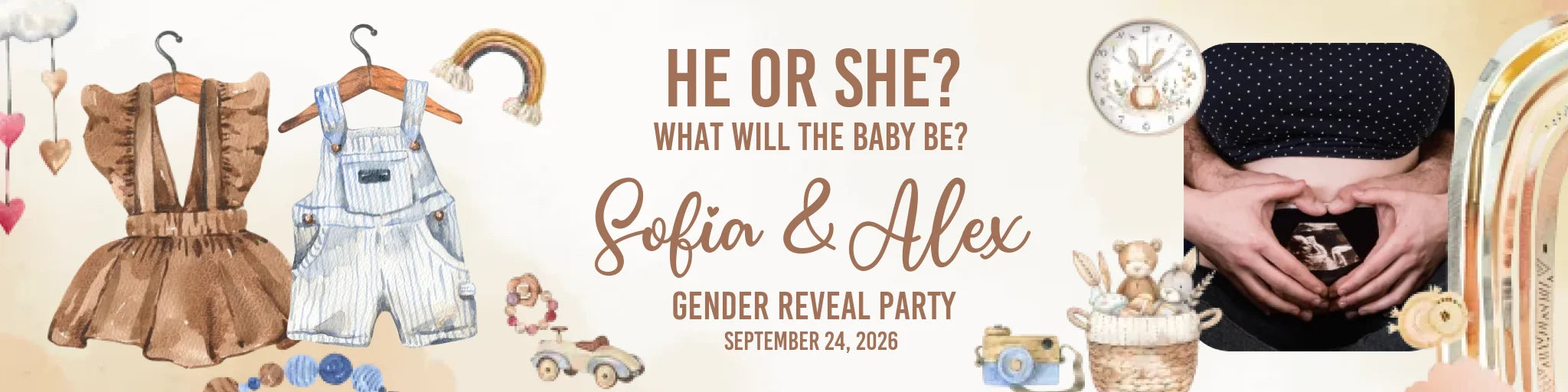 Party Banner Mockup