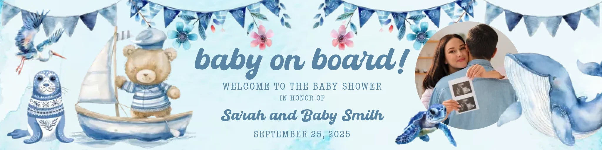 Party Banner Mockup