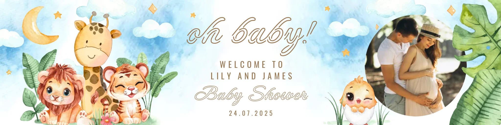 Party Banner Mockup