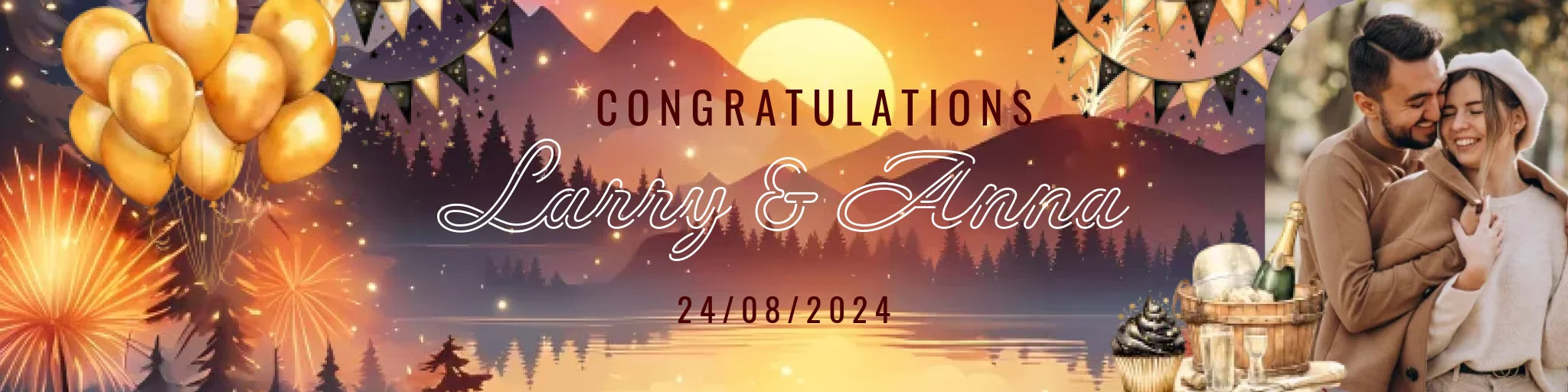 Party Banner Mockup