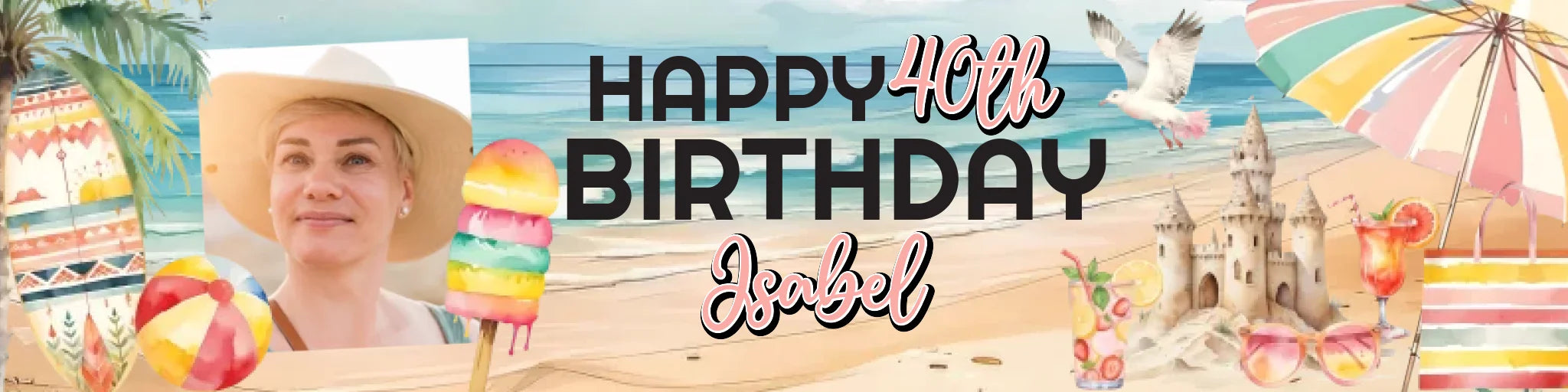 Party Banner Mockup