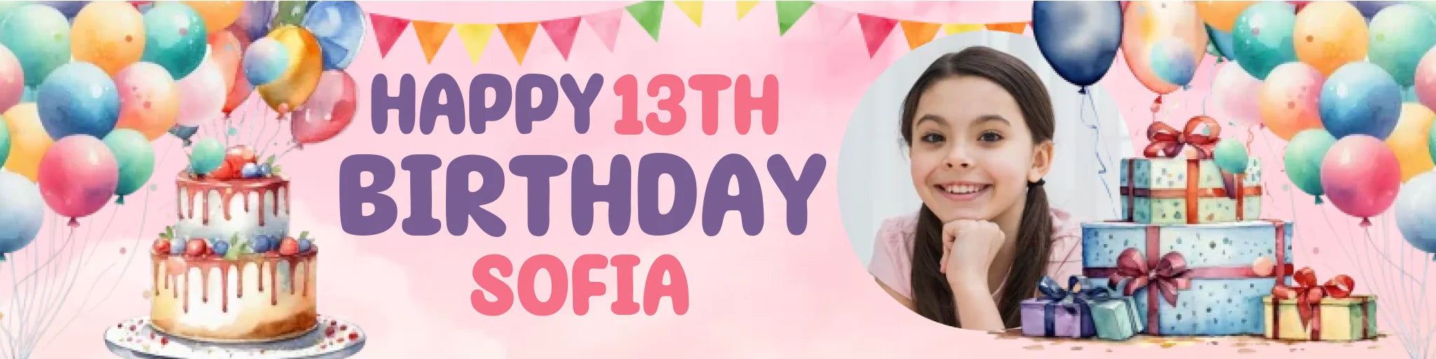 Party Banner Mockup