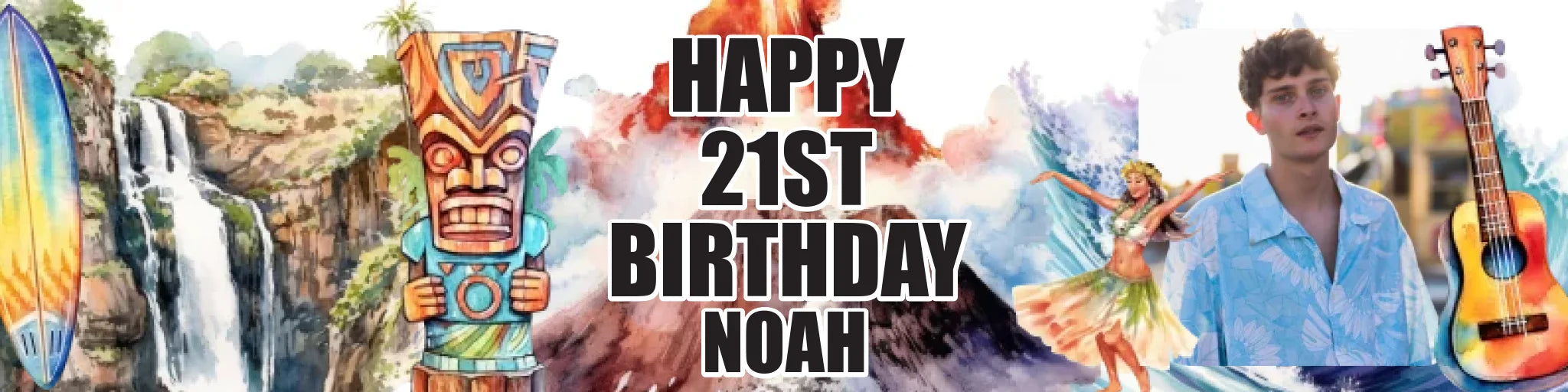 Party Banner Mockup