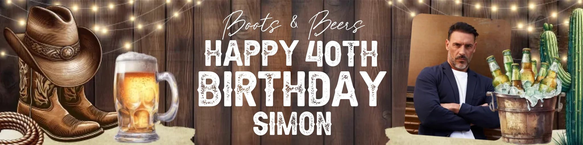 Party Banner Mockup