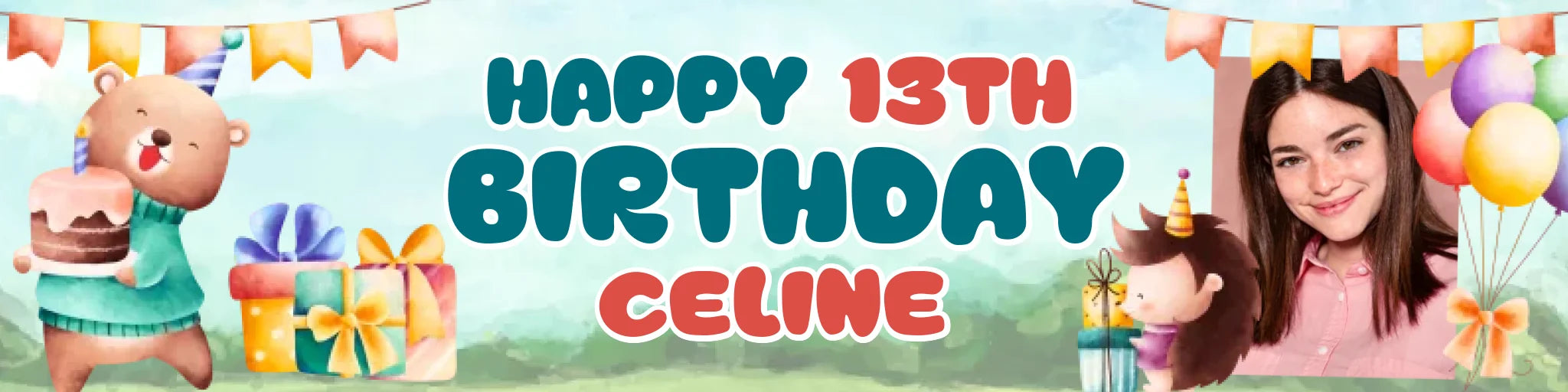 Party Banner Mockup
