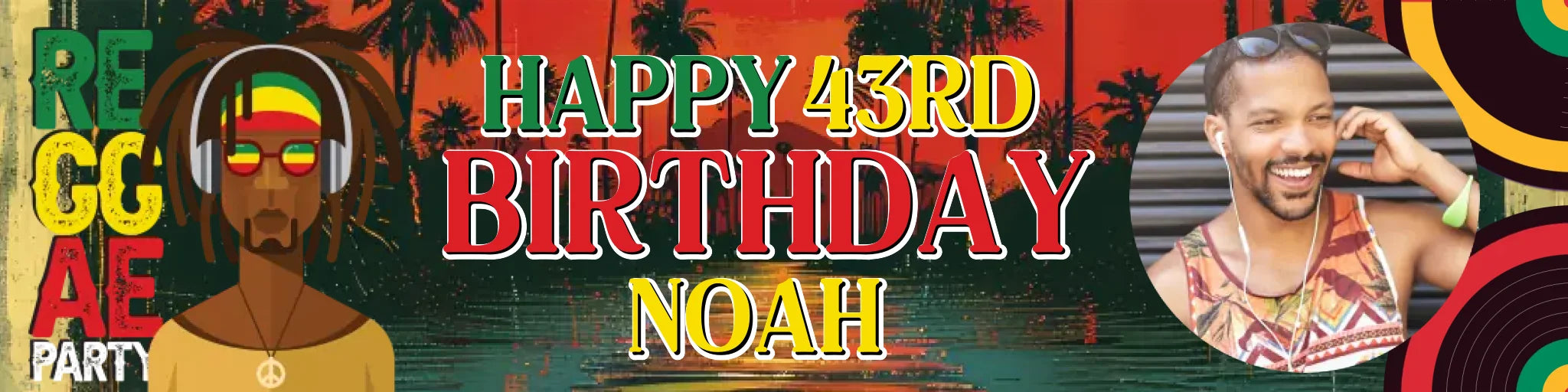Party Banner Mockup