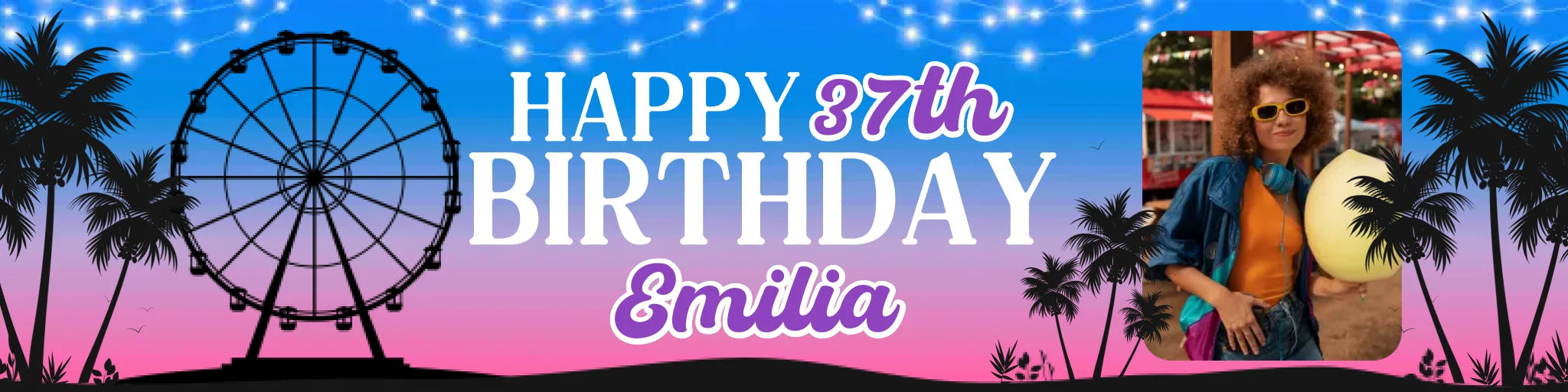Party Banner Mockup
