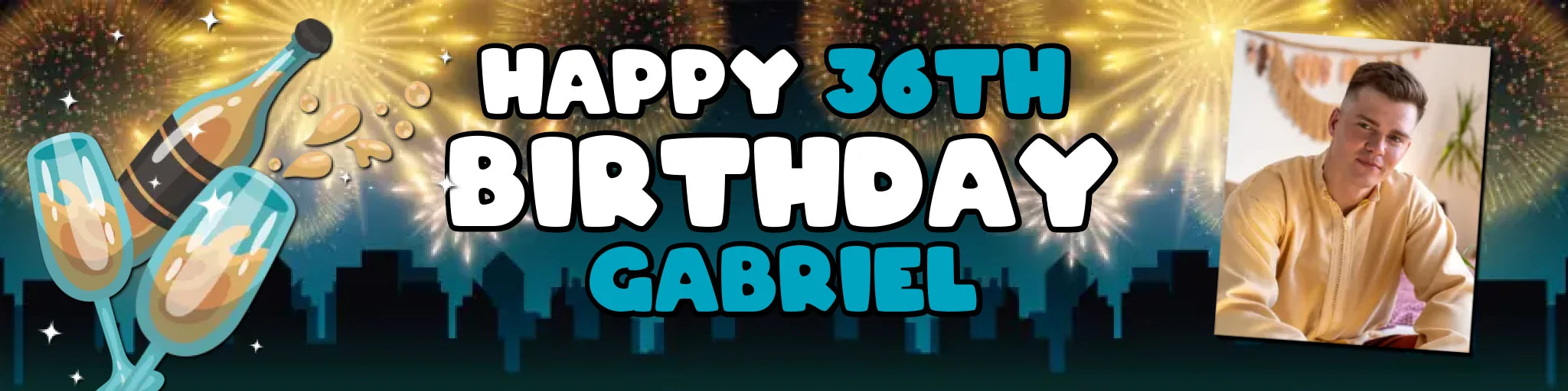 Party Banner Mockup