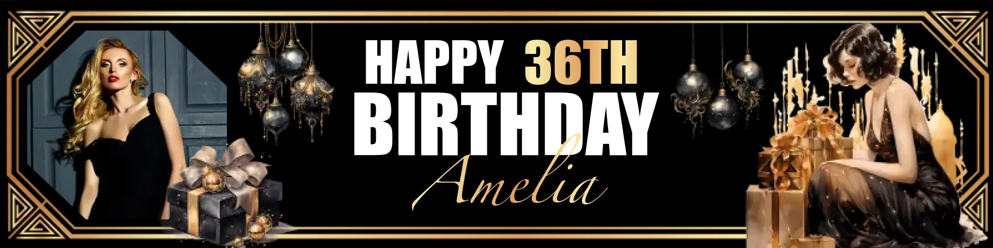 Party Banner Mockup