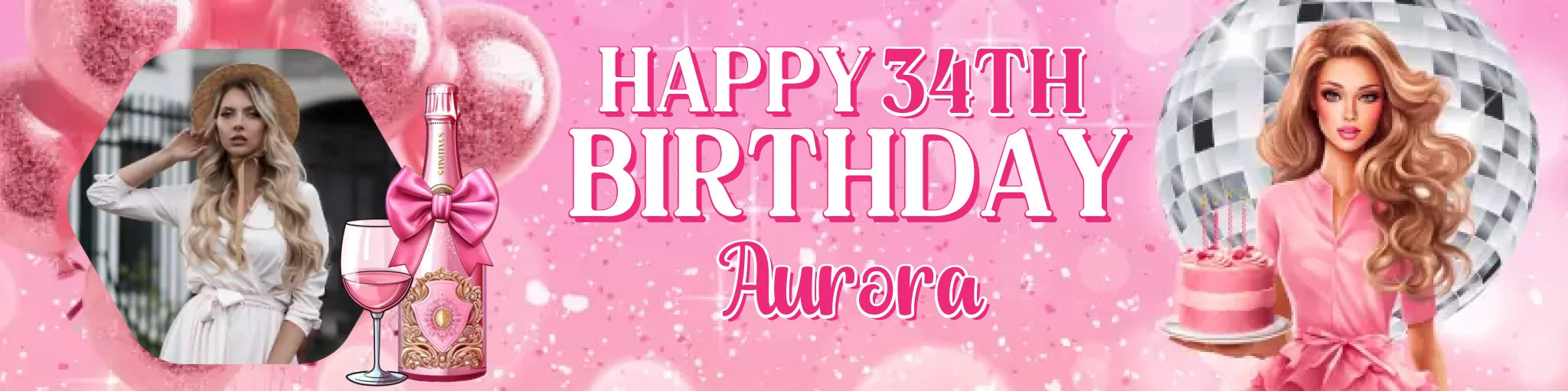 Party Banner Mockup