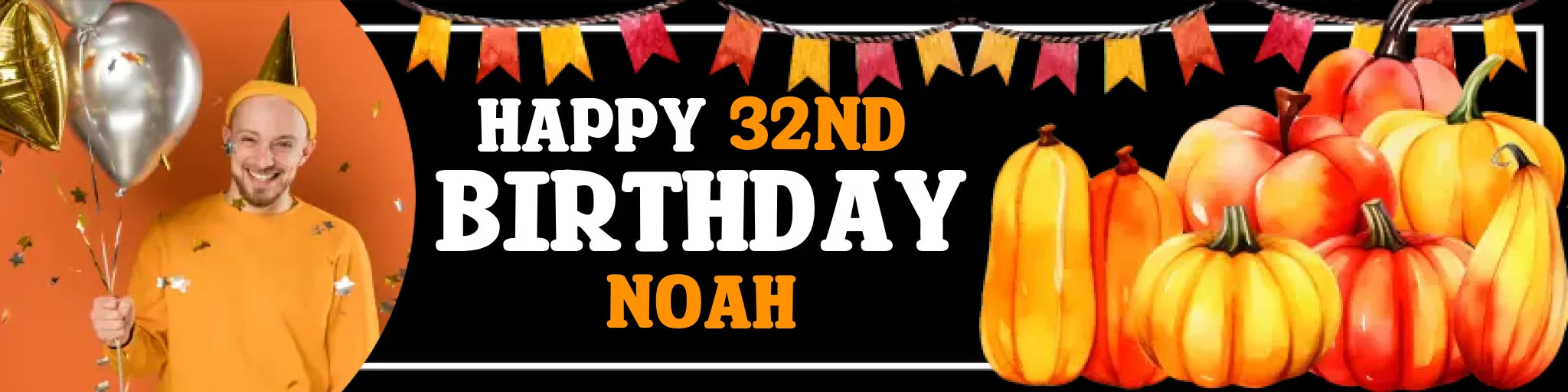 Party Banner Mockup