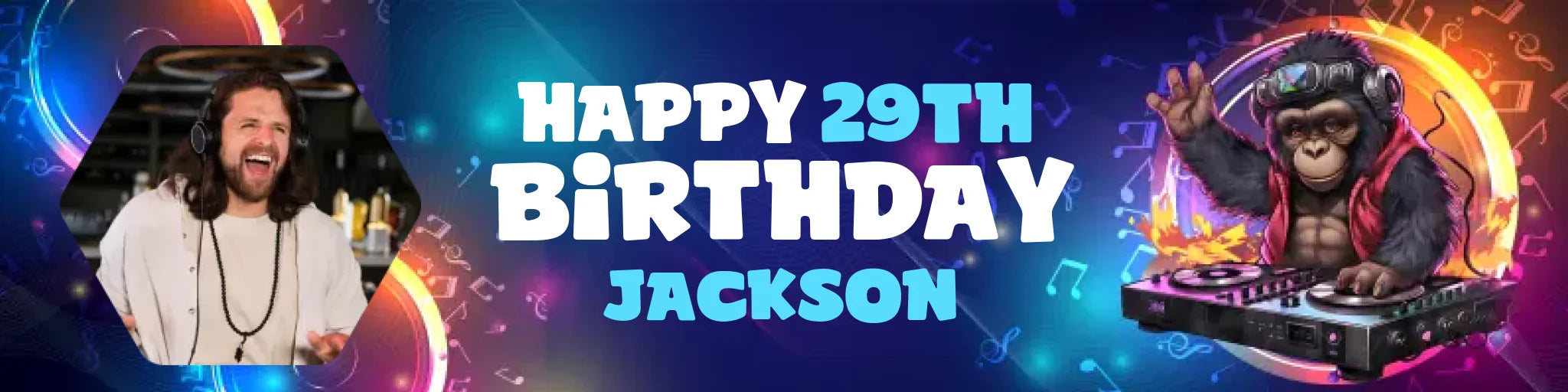 Party Banner Mockup