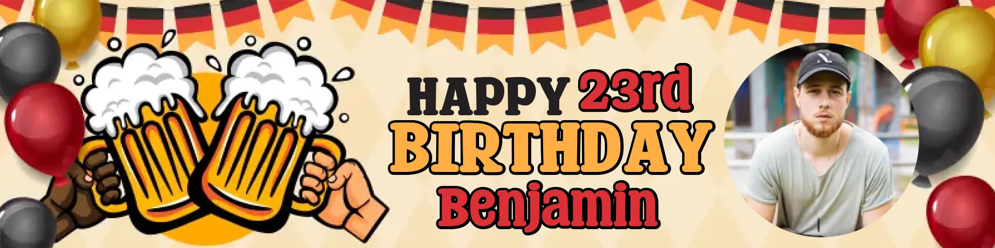 Party Banner Mockup