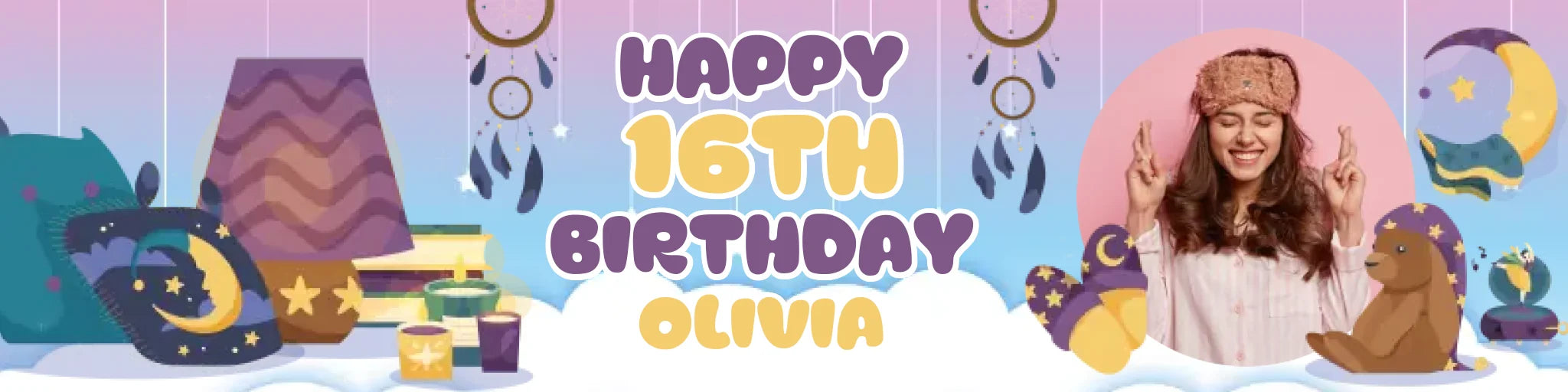 Party Banner Mockup