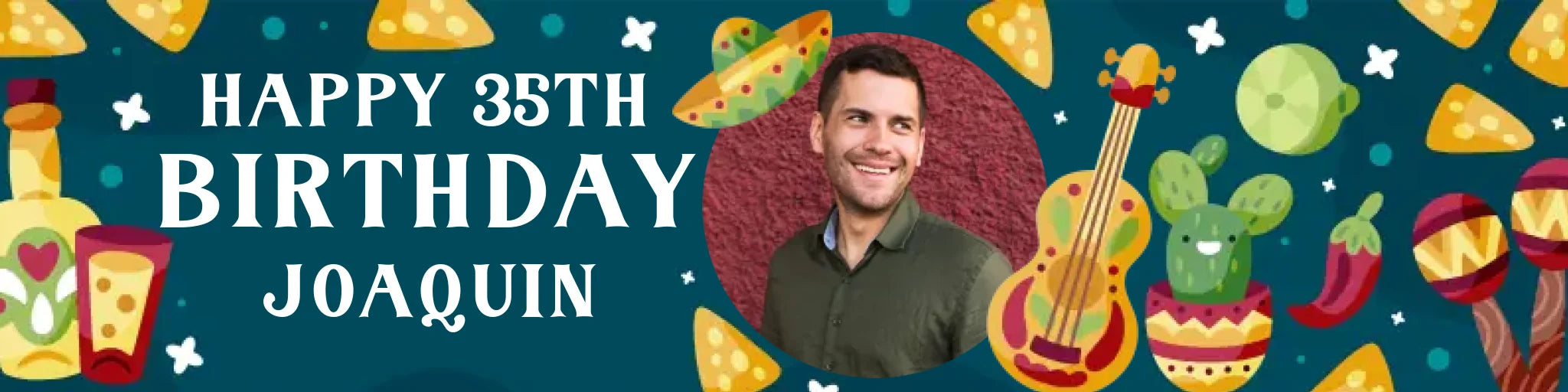 Party Banner Mockup