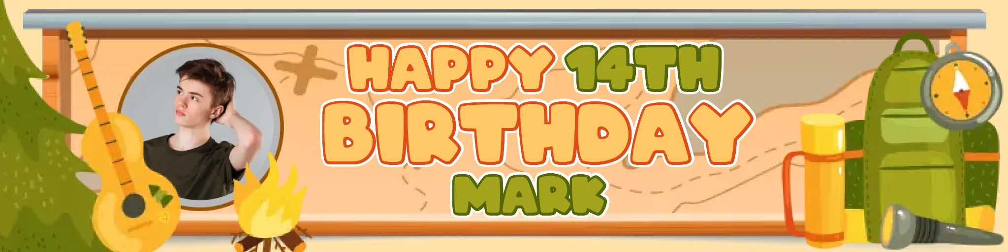 Party Banner Mockup