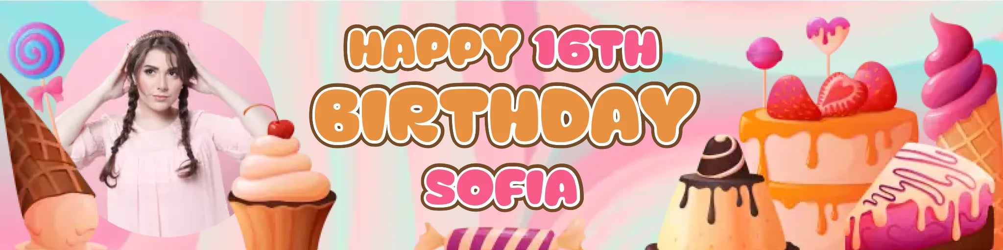 Party Banner Mockup