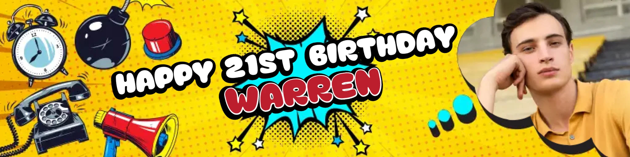 Party Banner Mockup