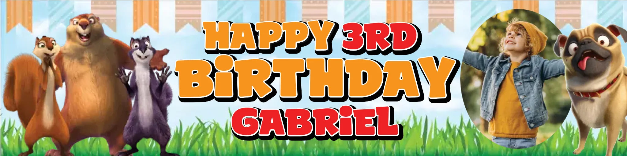 Party Banner Mockup