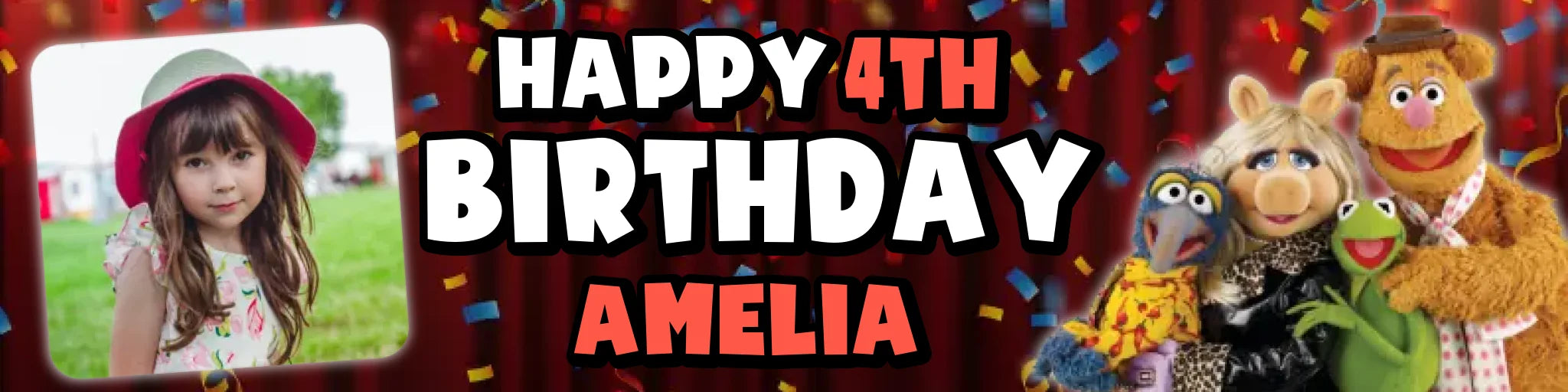 Party Banner Mockup