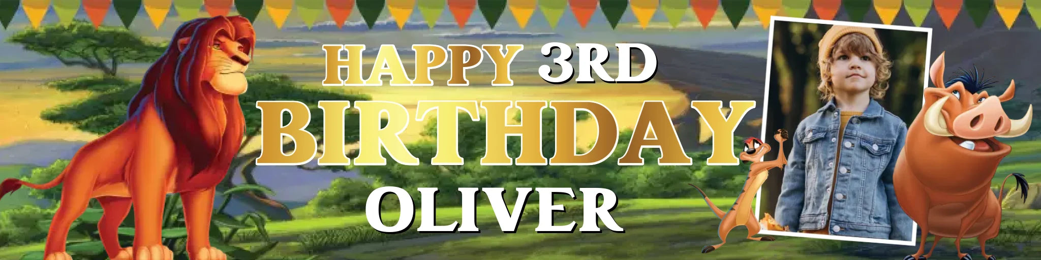 Party Banner Mockup