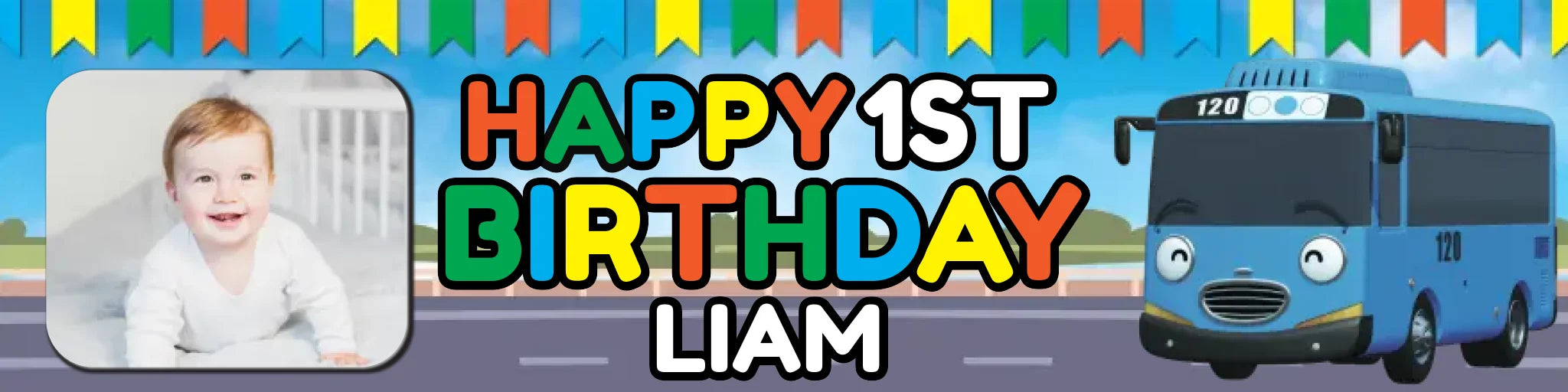 Party Banner Mockup