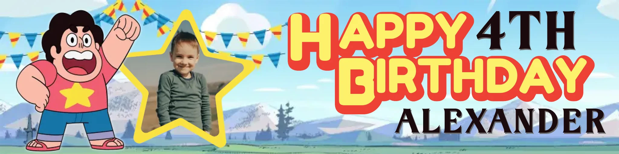 Party Banner Mockup