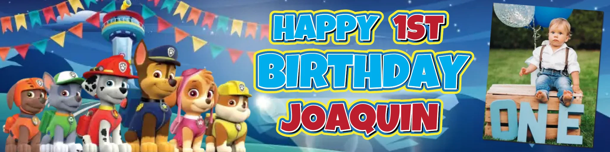 Party Banner Mockup
