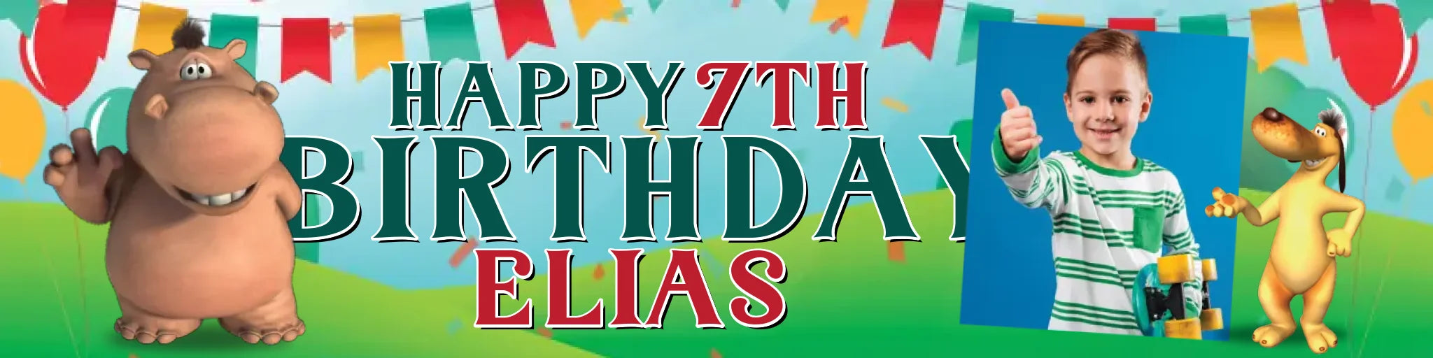 Party Banner Mockup