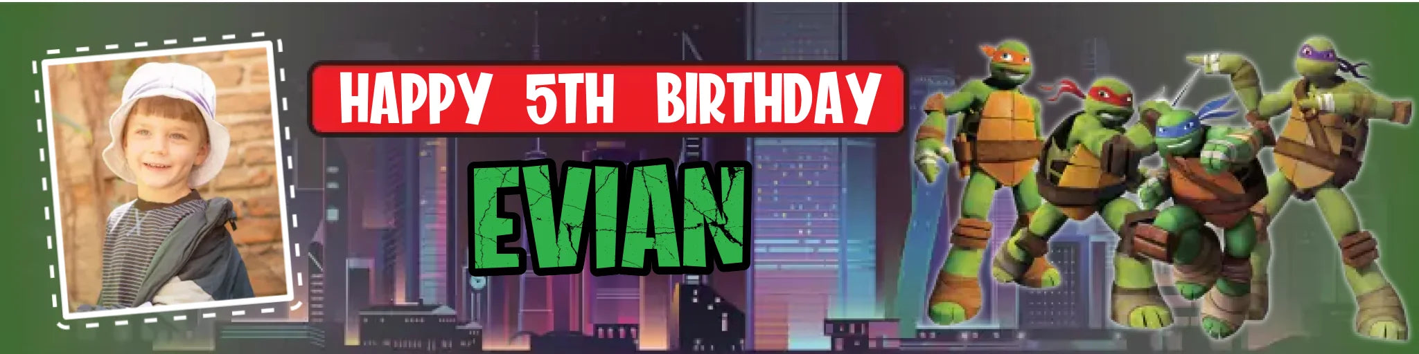 Party Banner Mockup