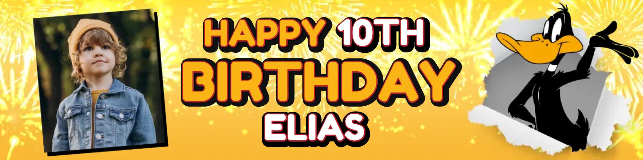 Party Banner Mockup