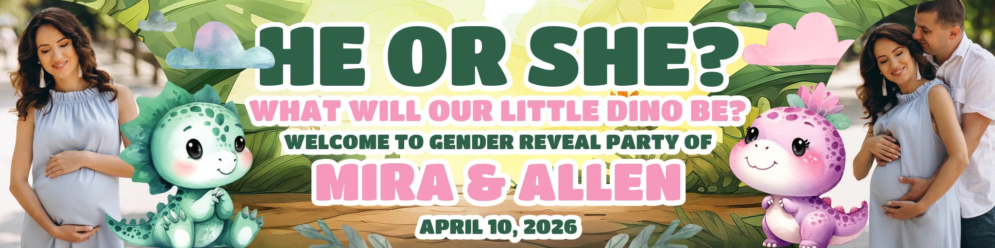 Party Banner Mockup
