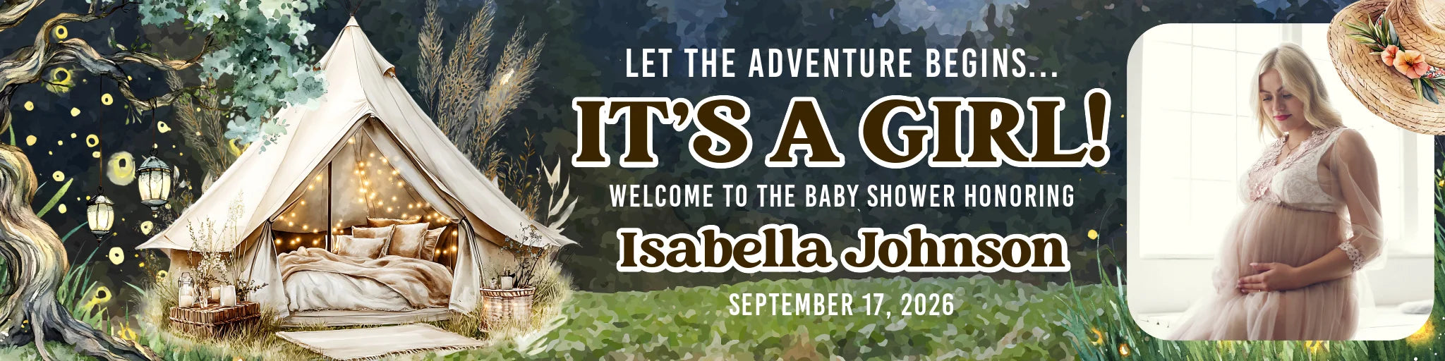 Party Banner Mockup
